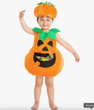 Spooktacular Creations Halloween Pumpkin Costume Kids Feed Me Pumpkin Costume