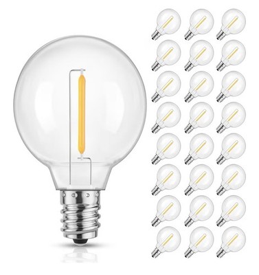G40 LED Replacement Light Bulb for String Lights, Dimmable E12 Base