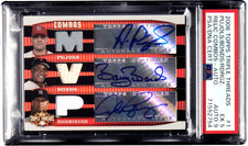2006 Topps Triple Threads Relic Albert Pujols Barry Bonds Alex Rodriguez Auto 18