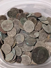 Lot Of 15 Uncleaned Roman & Greek Coins
