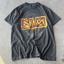 Vintage REPRINT Nine Inch Nails The Downward Spiral World Tour NIN Tee shirt XL
