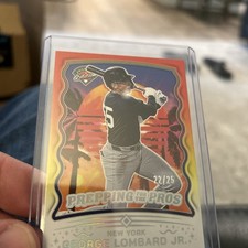 George Lombard Jr. /25 2025 Panini Prospect Edition Prepping For The Pros Silver