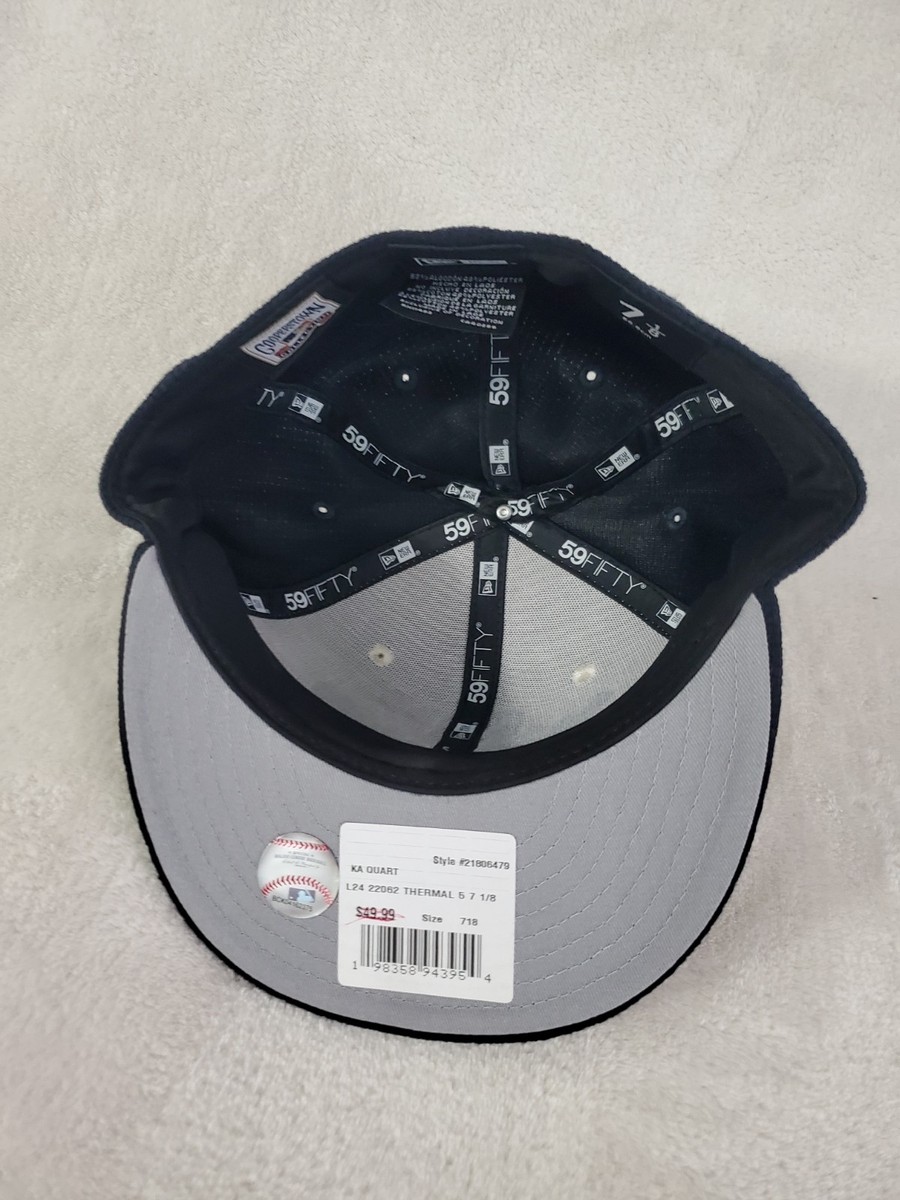 NEW ERA 59 FIFTY BROOKLYN DODGERS JACKIE THERMAL BLUE IVORY FITTED
