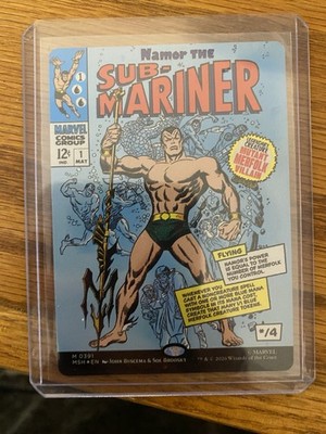 Namor the Sub-Mariner (Borderless) (0391) Marvel Super Heroes Foil