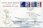 1964 FORTH BRIDGE ORD. GREAT BRITAIN QE2 ILLUS. FDC S.QUEENSFERRY CDS PMK VGC