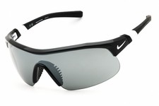 NIKE SHOW X1 N IU4881X 011 Sunglasses Black Frame Silver Flash Lenses 58mm