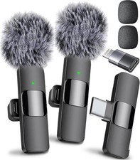 Wireless Microphone for iPhone, iPad, Android...