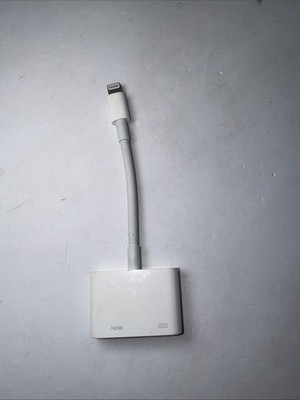 Apple Lightning Digital AV Adapter Genuine A1438 HDMI Audio Video Charging