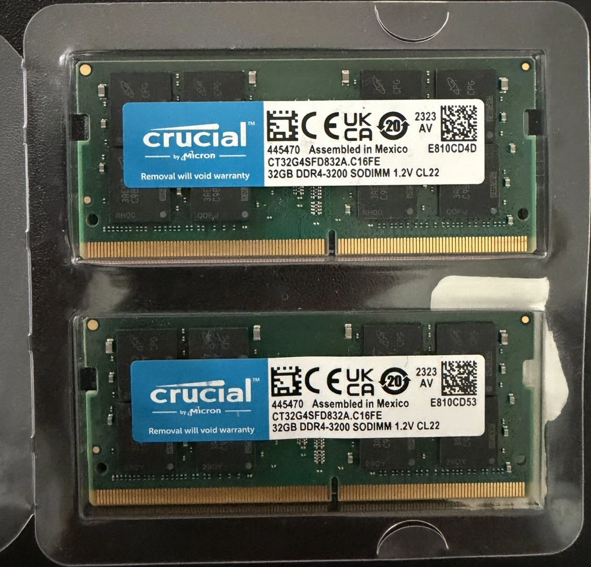Crucial DDR4 SDRAM 64 GB Total Capacity Memory (RAM) for sale | eBay