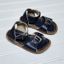 Salt Water Sun-San Surfer Navy Sandals Size 5 Infant/Toddler