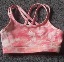 Rebook Swift Strappy Sports Bra Girls Size 4/5