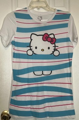 Hello Kitty Baby Tee Youth Size Large Hot Topic T-shirt Short Sleeves New