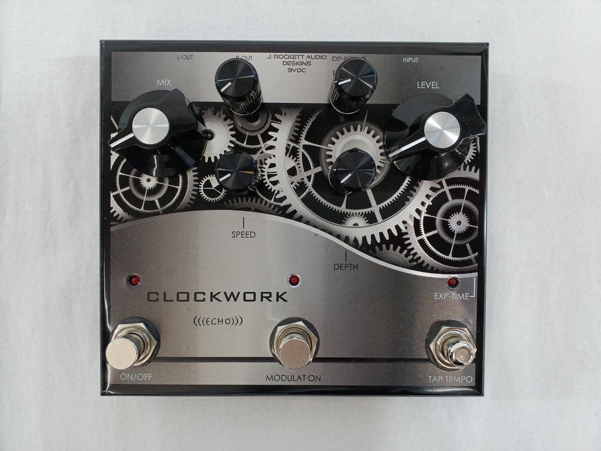 J.ROCKETT AUDIO DESIGNS CLOCKWORK ECHO Delay Pedal Tested