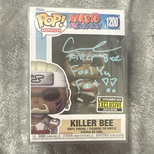 Funko Pop! Vinyl Killer Bee #1200 Naruto Shippuden Exclusive Autographed JSA