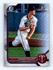 2022 Bowman Draft #BDC-8 Connor Prielipp Chrome Refractor