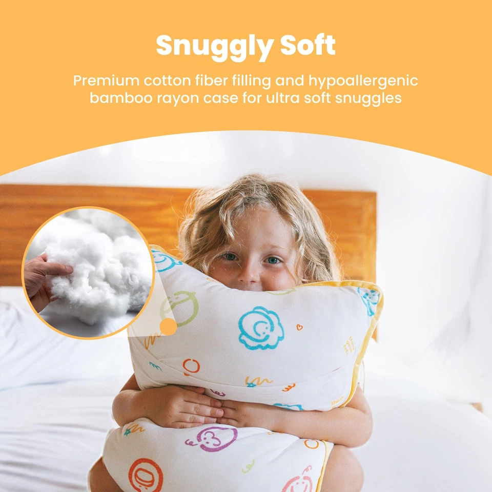 Luxurious Toddler Sleep Pillow – Premium 13x18 Ergonomic Support | Cooling, B... - Image 2 of 4