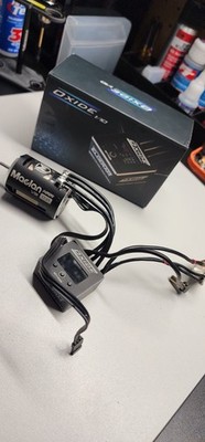 Elceram Oxide 1/10 Brushless ESC with LCD Display, Maclan MRR V3 17.5T Motor.