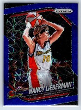2025 Panini Prizm WNBA #34 Nancy Lieberman Blue Velocity Prizms Basketball