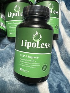 6 Sealed Bottles LipoLess  Supplement LipoLess Capsules