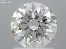 Certificate GIA Round 1.42 CT Natural Mined Diamond Loose I color SI2 clarity 3661.97 per carat