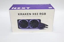 NZXT Kraken X63 RGB 280mm AIO Liquid CPU Cooler | RL-KRX63-01 | Intel/AMD Compat