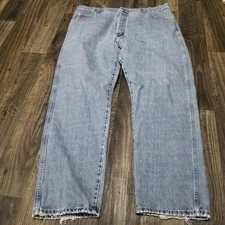 Vintage Wrangler 20X Jeans Men's 40x30 Blue Light Wash Bootcut Jeans