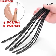 4/8pcs Male Silicone Sounding Plug Urethral Stretcher Dilator Enhance Stretching