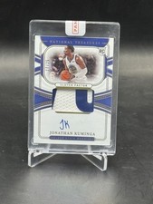 2021 National Treasures Jonathan Kuminga Rookie Patch Auto Clutch Factor /25