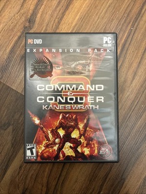 Command & Conquer 3: Kane's Wrath and 41 Page Manual (EA, Inc. PC, 2008)