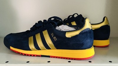 ADIDAS ORIGINALS SL80 SPZL | CASUALS | 41  1/3 | BLAU - CONAVY/GOLDMT/SCARLE