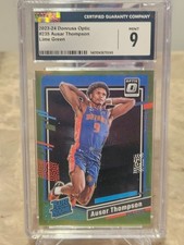 2023-24 Donruss Optic Rated Rookie Ausar Thompson #235 Lime Green /149 CGC 9