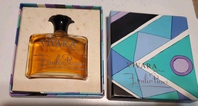 Emilio Pucci VIVARA Parfum France perfume 1 Oz #722 NIB NOS VINTAGE Box #1