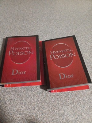 Christian Dior Hypnotic Poison Eau de Toilette Sample Spray 1ml/0.03oz Lot  of 2