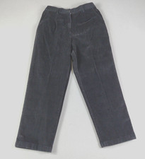 LL Bean Pants Womens 14 Petite Black Corduroy Original Fit Vintage 70s 80s