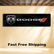 DODGE 2'X8' BANNER FLAG