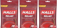 Halls Cough Drops Cherry 30ct  ( 3 pack ) --