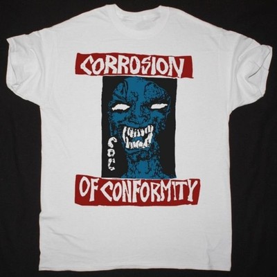 Hot Corrosion Of Conformity Band Eye For An Eye White S-5XL Shirt HL075