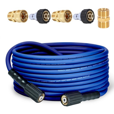 #ad Super Flexible Pressure Washer Hose 30ft 3400 PSI Kink Resistant Power Washe... $46.42