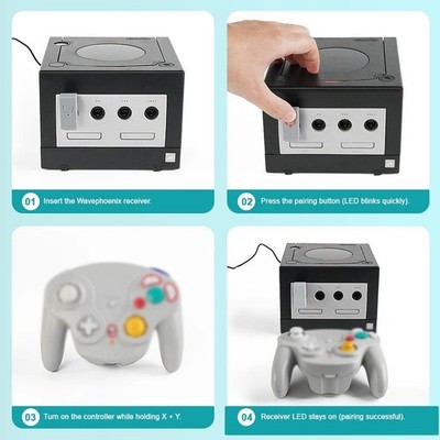 Für WavePhoenix Receiver für GameCube für Wii RVL-001 und WaveBird Controller