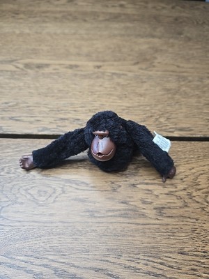 Kipling Monkey “Sven” Plush Thumb Sucking Ape Gorilla Black NO
