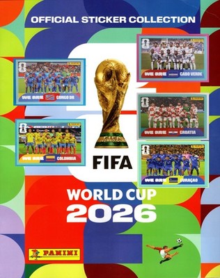 Panini FIFA WM 2026 [blau/schwarz] Album Sticker: COD COL CPV CRO CUW