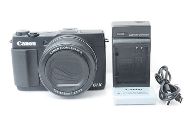 Canon Digital Camera PowerShot G1X Mark II 5x Optical Zoom W/Charger, battery