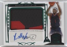 2022-23 Leaf Trinity Holo Green 14/20 Roddy Gayle Jr #PA-RGJ Patch Auto go9