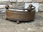 Antique Copper Scandinavian Fireplace  Fender Spark Guard Signed Larson ? 1894 — photo 9