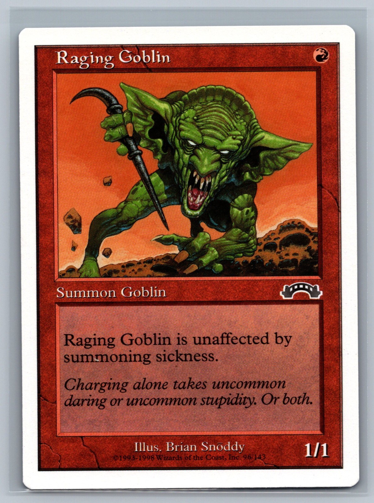 Magic The Gathering Anthologies Raging Goblin #96/143 MTG TCG CCG