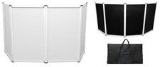 Rockville DJ Event Facade Light Weight Metal Frame Booth w/Black White Scrim Bag