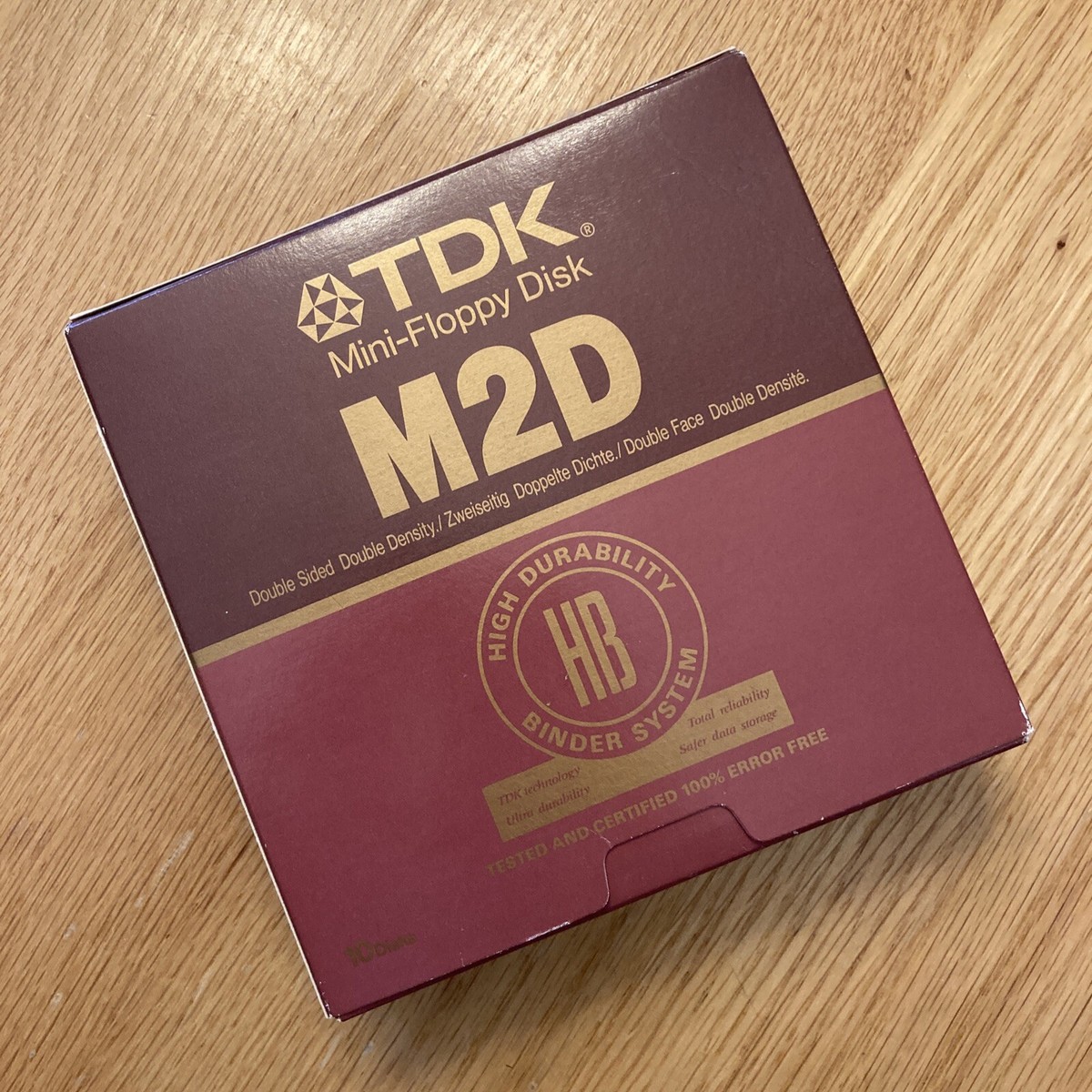 TDK 5.25 Floppy Disks M2D 2S/2D Double Sided Double Density used