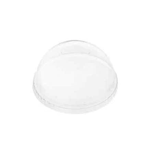 Karat 98mm PET Dome Lids - No Hole - 1,000 ct, C-KDL626-NH