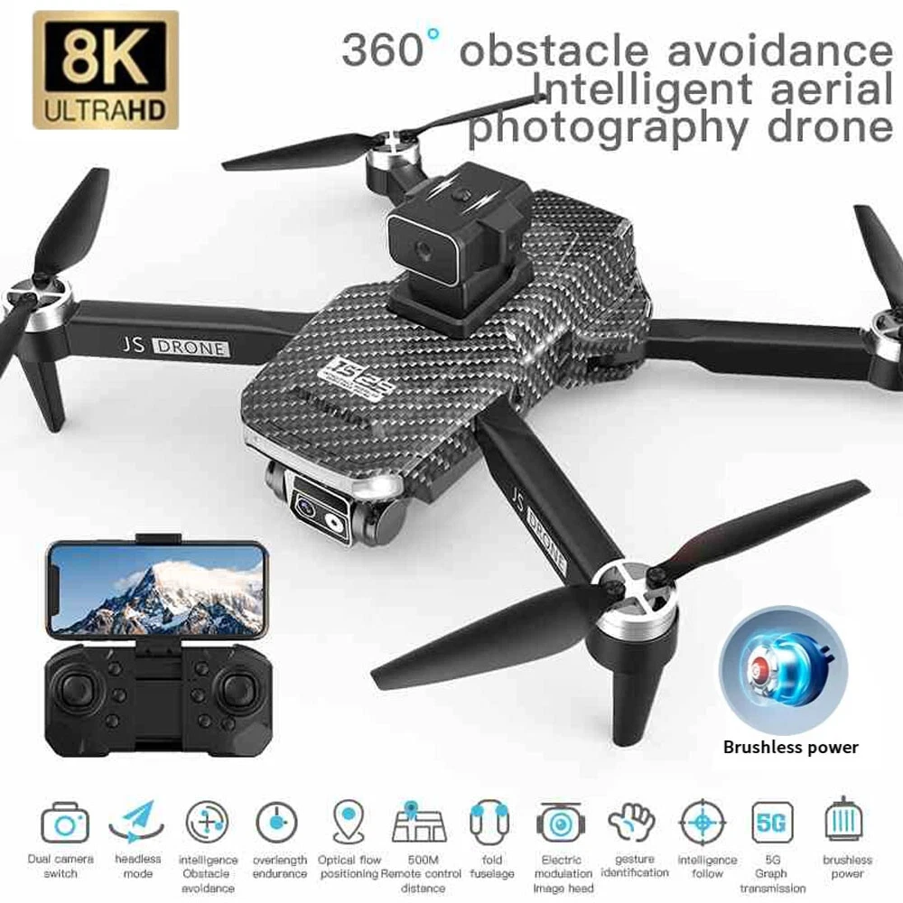 5G 4K GPS Drone x Pro with HD Dual Camera Drones WiFi FPV Foldable RC  Quadcopter