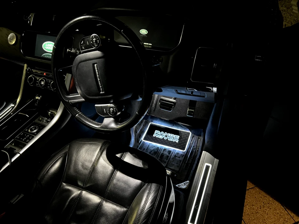 fits Range Rover Mat Car Floor Led Mat 2 Pcs Mood Ambient Lighting x2 - Image 2 of 4